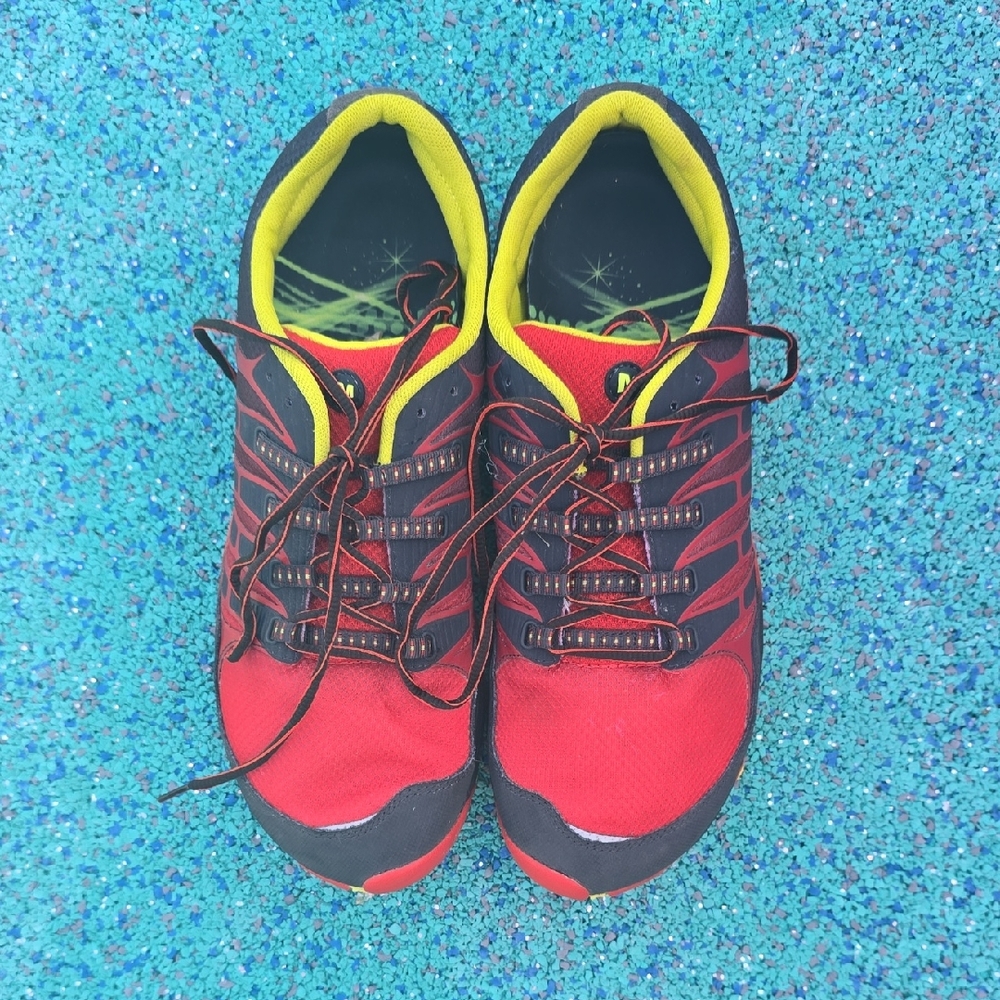 Merrell Red and Black Athletic Shoes